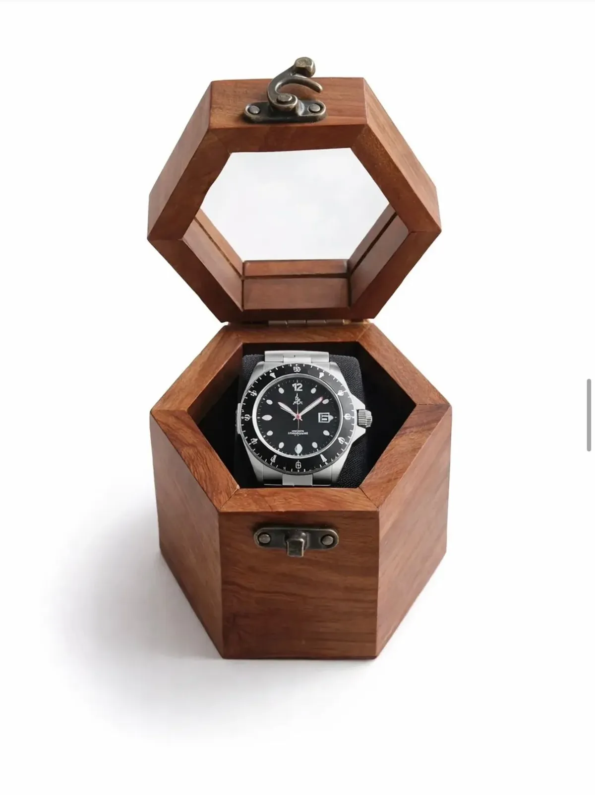Hexagon Watch Box with Glass Lid — Handmade_Wooden_Hexagon_Watch_Box_with_Glass_Lid___Premium_Single_Watch_Storage_Case___Luxury_Gift_Box_WX26MGOLX8_2026-07-22_4.webp